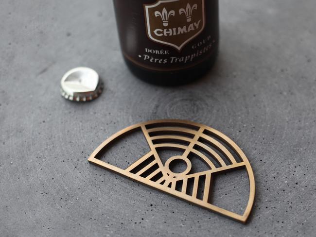 A bottle opener from The Design Humter is classic Art Deco.