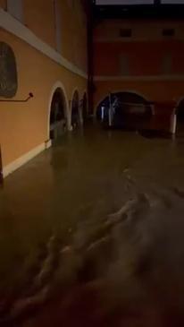 Italian Rescue Crews Help Rescue Communities Isolated by Floods