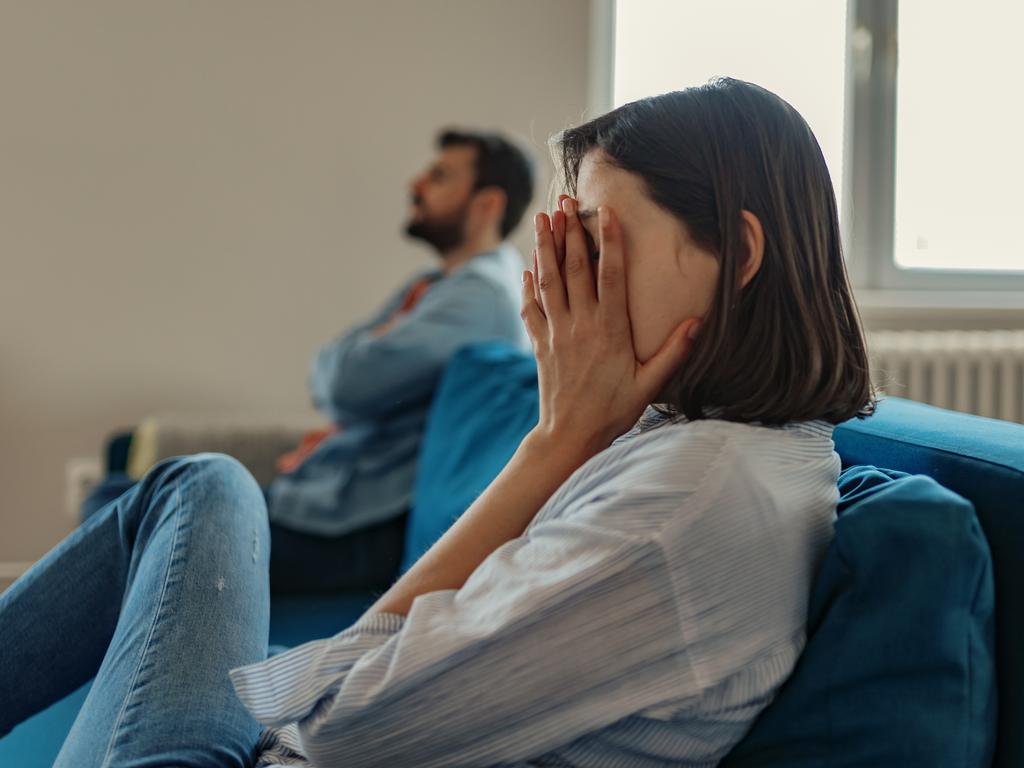 The woman feels betrayed after finding the messages. Picture: iStock.