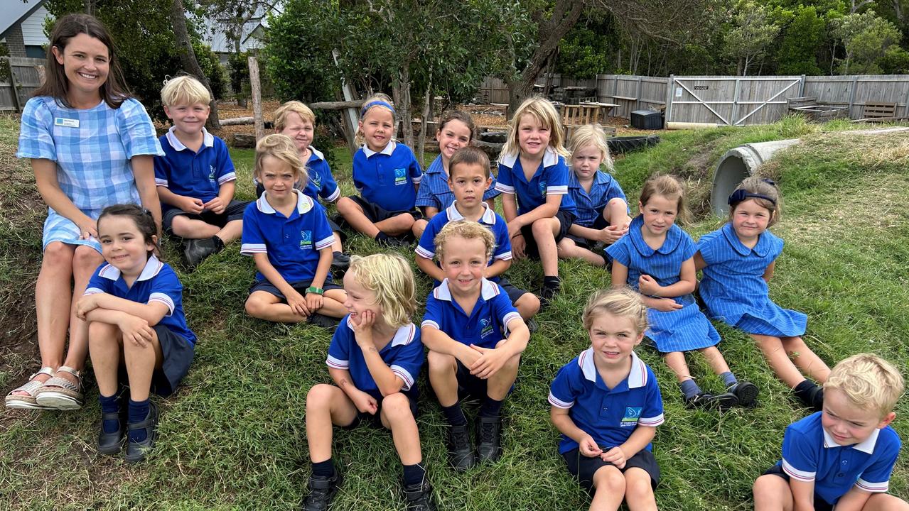 St Finbarr‘s Tallows: Teacher Abbi Powell, Lara, Chey, Van, Bobby, Lara, Finn, Thane, Archie, Ari, Milla, Violet, Piper, Anouk, Ella, and Sam.