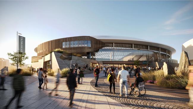 An independent report commissioned by the Tasmanian government found the cost of the stadium was expected to balloon to more than $1bn. Picture: Supplied