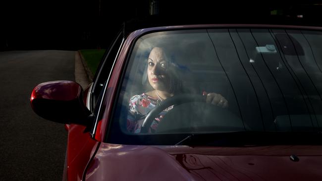 Psychic Mary Loughland has felt many ghostly goings along the parkway and believes Kelly has climbed into her car many times. Picture: Martin Lange