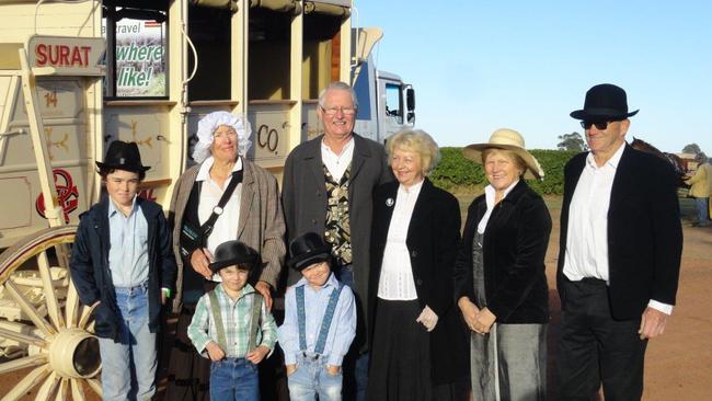 The Cobb & Co festival encourages attendees to dress up in period attire.