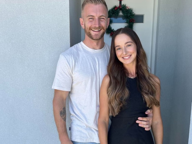 Lilly Watts, a clinical registered nurse, had her world turned upside down recently when her fiance Liam Trimmer tragically died. Picture: GoFundMe