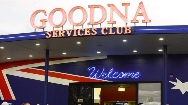 A man attacked several people during a disturbing episode at Goodna Services Club.