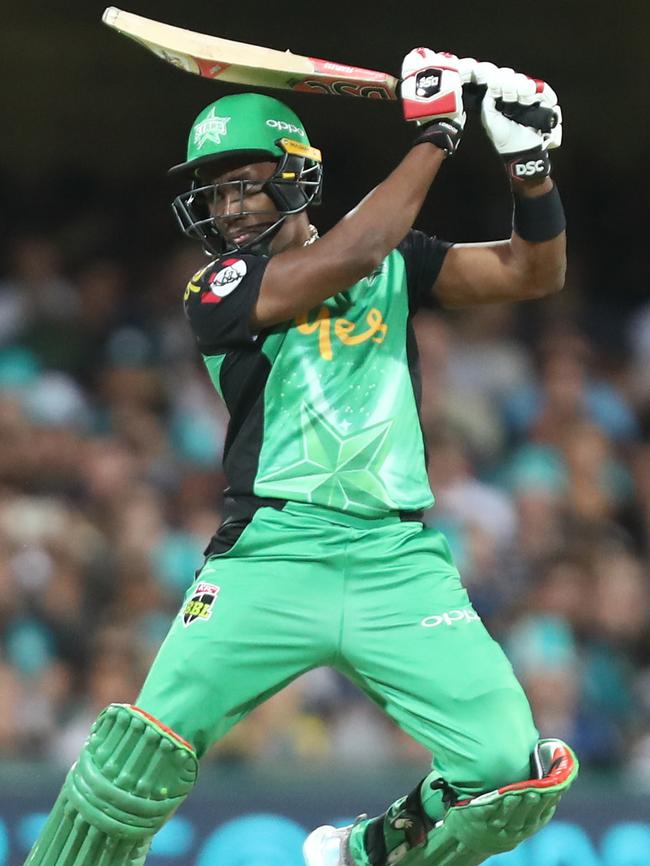 Dwayne Bravo is in his first season with Melbourne Stars.