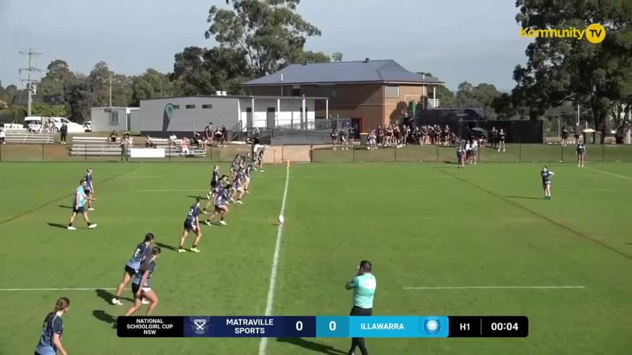 Replay: Matraville SHS v Illawarra SHS – 2025 NSW NRL Schoolgirls Cup Round 1