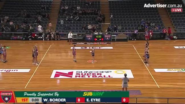 REPLAY: SA Country Netball Championships - Western Border vs Eastern Eyre (U17's Div1 QF) - Court 1