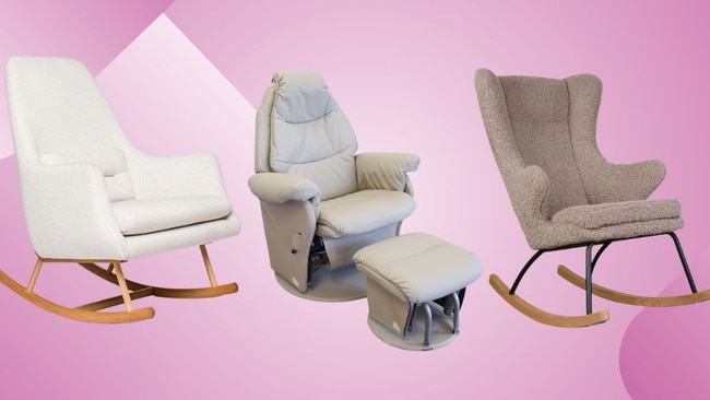 Take time out with baby in one of our super comfy nursery chairs. Picture: Freedom, Temple & Webster, the memo