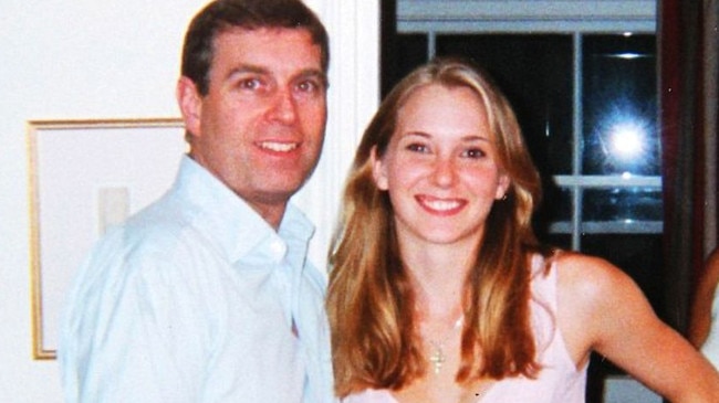 Rex Features Ltd. do not claim any Copyright or License of this image. Mandatory Credit: Photo by Shutterstock (4381006a) Prince Andrew and Virginia Roberts, aged 17 at Ghislaine Maxwell's townhouse in London, Britain on March 13 2001 Prince Andrew and Virginia Roberts - 2001 Virginia Roberts aged 17 at Ghislaine Maxwell's townhouse in London. The photo was developed on March 13, 2001 when she was 17. Miss Roberts has filed a legal case against Prince Andrew, Ghislaine Maxwell and Jeffrey Epstein. Miss Roberts now 31, has filed a criminal lawsuit in Florida claiming that she had under-aged sex with Prince Andrew and Billionaire Jeffrey EpsteinPicture: US District Court Southern District of Florida