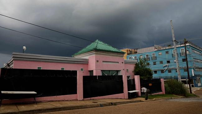 The Jackson Women’s Health Organisation is nicknamed the Pink House because of the building’s colourful walls. Picture: AFP