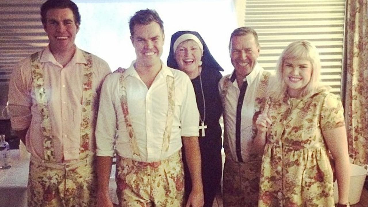 Matt Gilbertson's Sound of Music 30th birthday with his family. Picture: Supplied