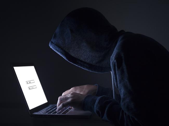 Hacker performing cyber attack on laptop Picture: iStock