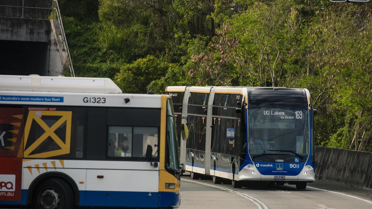 The Brisbane Metro system. Picture: NewsWire / Glenn Campbell