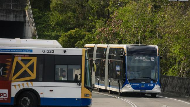 The Brisbane Metro system. Picture: NewsWire / Glenn Campbell