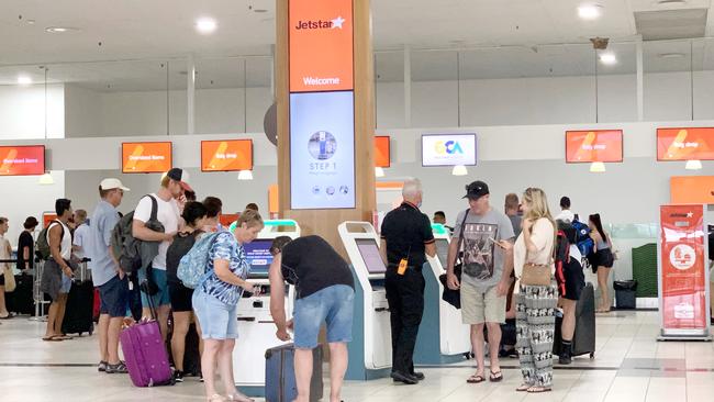 Gold Coast Airport bustling as travellers return to flying in January. Photo Scott Powick Newscorp