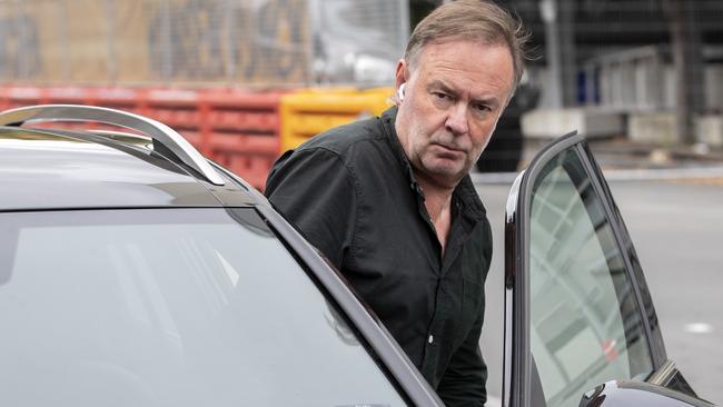 Gregory Geason leaves the Hobart Magistrates Court. Picture: Chris Kidd