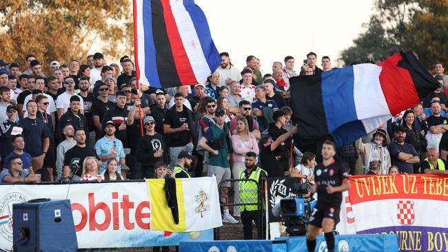 More than 5000 people packed into Knights Stadium. Picture: Jonathan DiMaggio