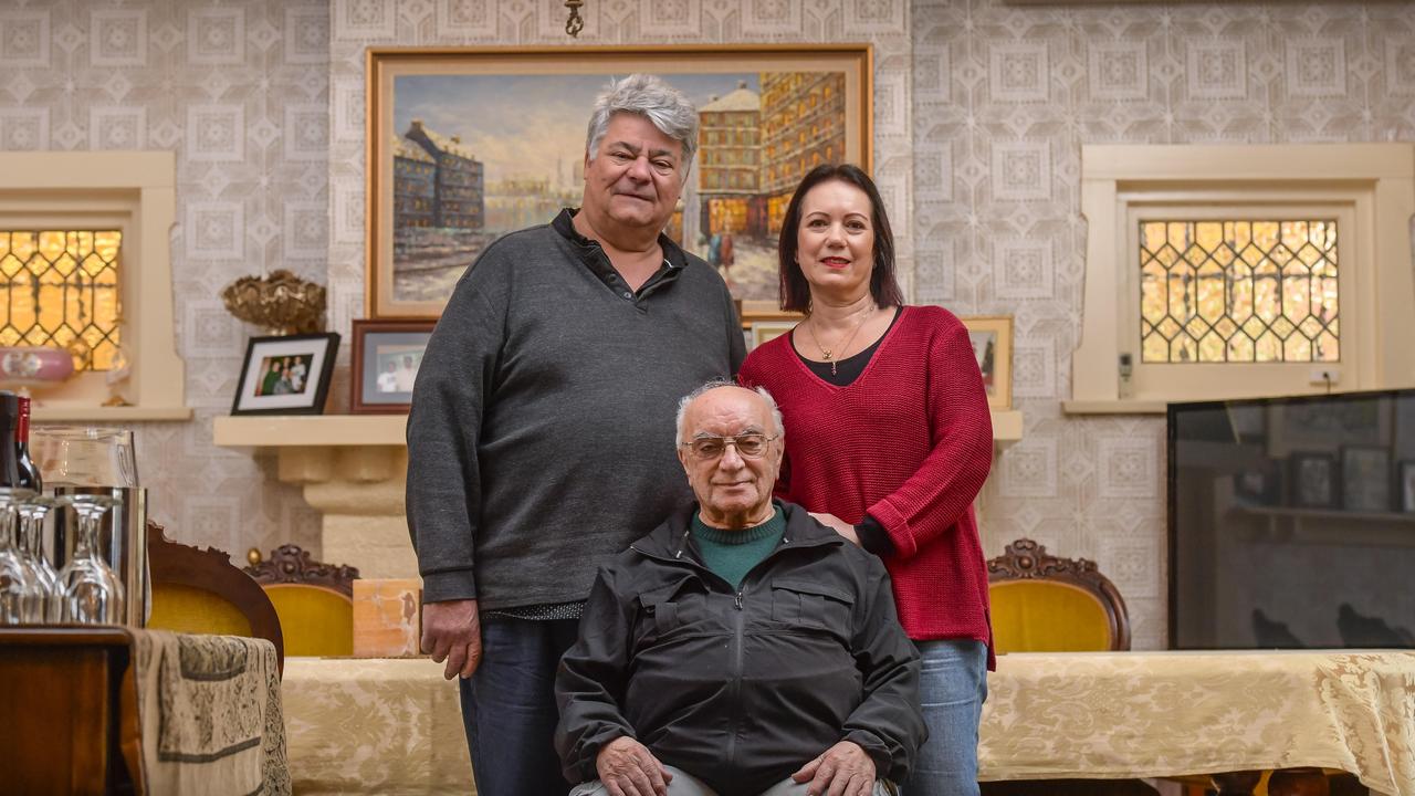 Former Cork &amp; Cleaver owner Stratos Pouras with daughter, Christine Boutsis, and son in-law Jim Boutsis talks life after retirement. Picture: RoyVPhotography