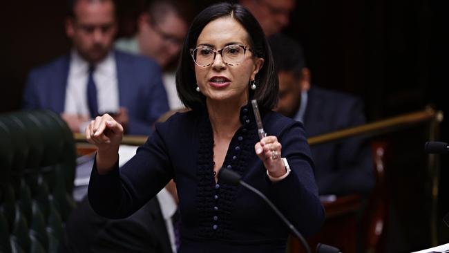 NSW Deputy Premier Prue Car speaking during question time in NSW Parliament. Picture: NCA NewsWire/ Adam Yip