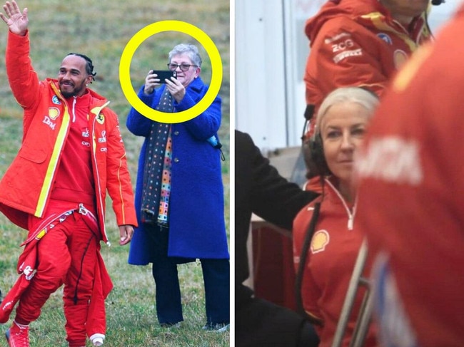 Lewis Hamilton's first day with Ferrari was a success.