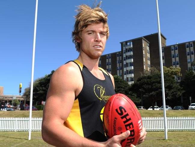 After time in the VFL and at UNSW, Rampe eventually earned his AFL chance with the Swans at the end of 2012. Picture: Melvyn Knipe