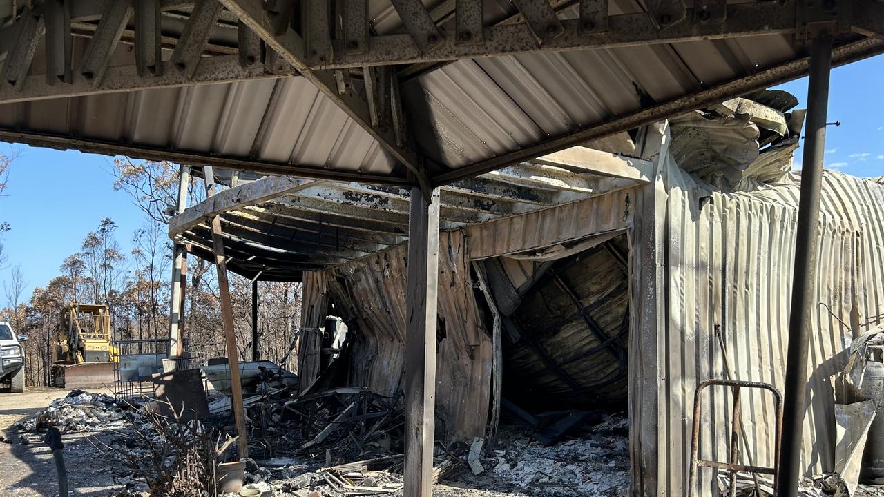 George Barnes lost his property in the October 2023 Baffle Creek bushfires.