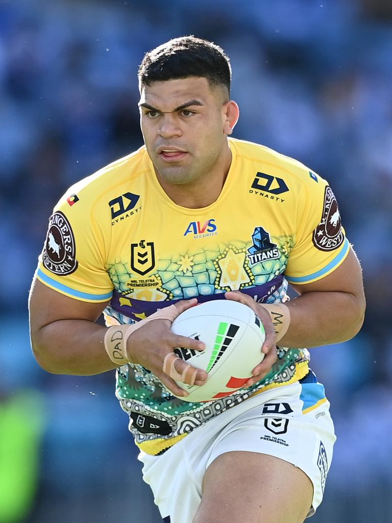 Titan David Fifita. Picture: NRL Photos/Gregg Porteous