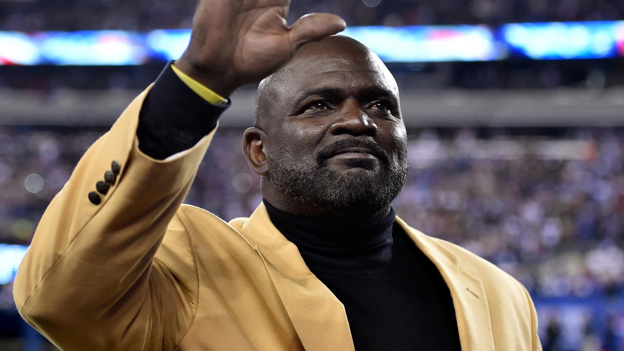 NFL great Lawrence Taylor was arrested for sex offender violations. Picture: Al Bello/Getty Images