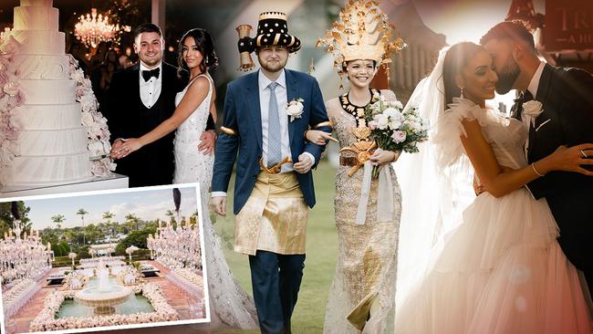 Qld’s lavish society weddings.