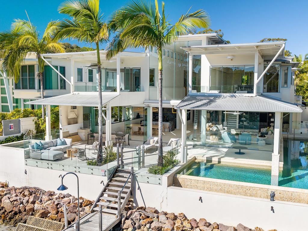 The Noosa property is among transactions that has sparked a legal war within the Jalna clan over the fate of its $100m-plus fortune. Picture: Supplied.