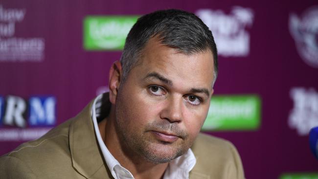 Ex-rugby league player and coach Anthony Seibold. AAP Image/Dan Himbrechts