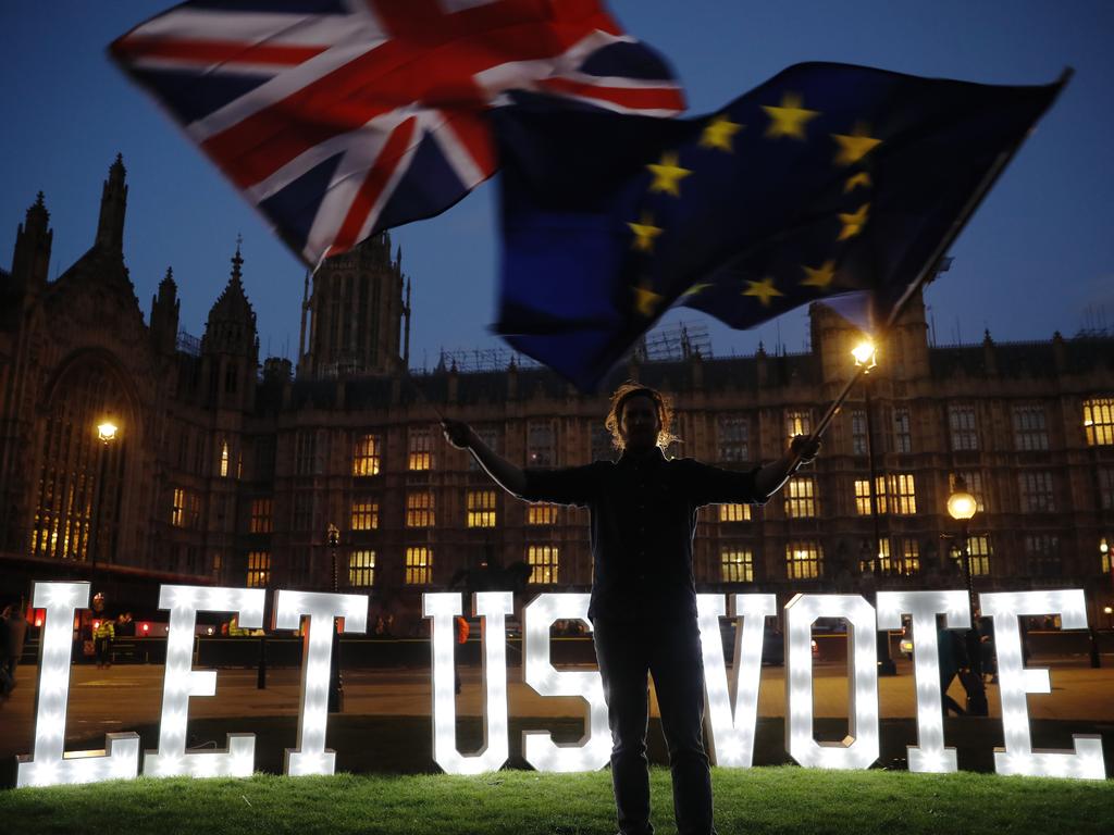 There are calls for Brits to have a second vote on EU membership now the implications for leaving are clearer. Picture: Tolga Akmen/AFP