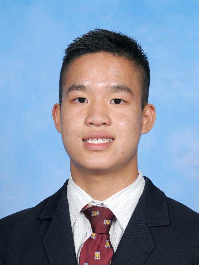 Isaac Quach, school captain, John Edmondson High School 2022. Picture: Supplied