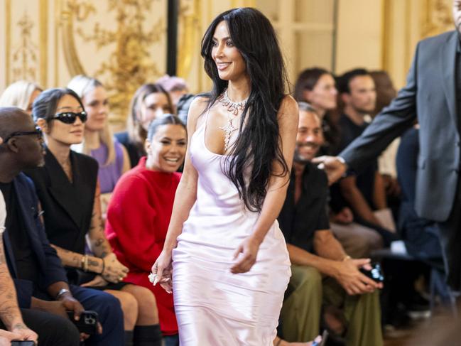 Kim Kardashian arrived 47 minutes late to Paris Fashion Week. Picture: Splash News/Media Mode