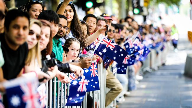 Melbourne’s Australia Day parade has been quietly cancelled. Picture: Nicole Cleary