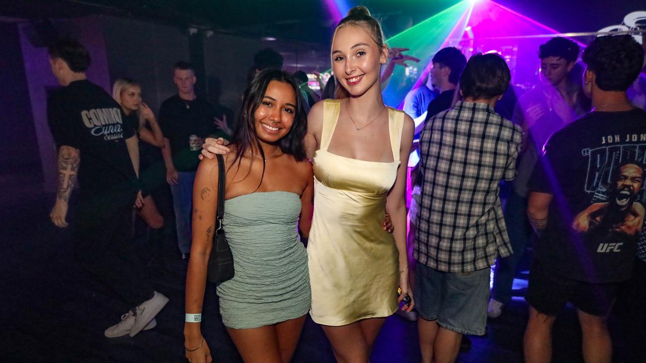 Akeesha Surha, Amber Madden at Cocktails Nightclub. Picture: Kit O'Halloran