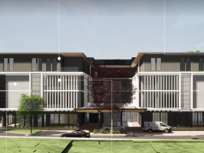 Images of the scaled-down plans for the $148m redevelopment of Nareen Gardens in Bateau Bay.