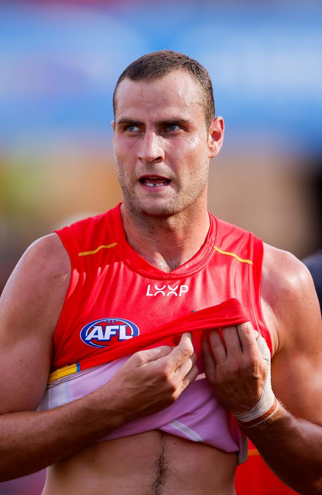 Jarrod Witts has signed a new two-year contract with the Suns. Picture: Dylan Burns/AFL Photos via Getty Images