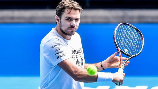 Wawrinka isn’t confident about his body. Picture: Jake Nowakowski