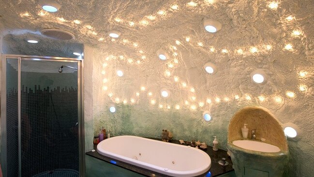 Soak away in this sparkling bathroom. Picture: Supplied/Glampinghub.com