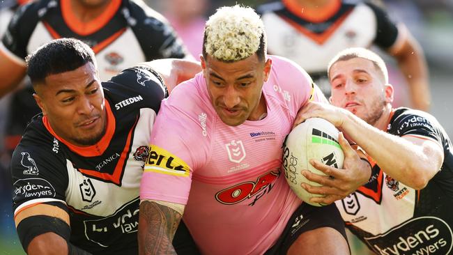 Viliame Kikau has been named among the reserves for the Panthers’ big clash with Storm. Picture: Matt King/Getty Images