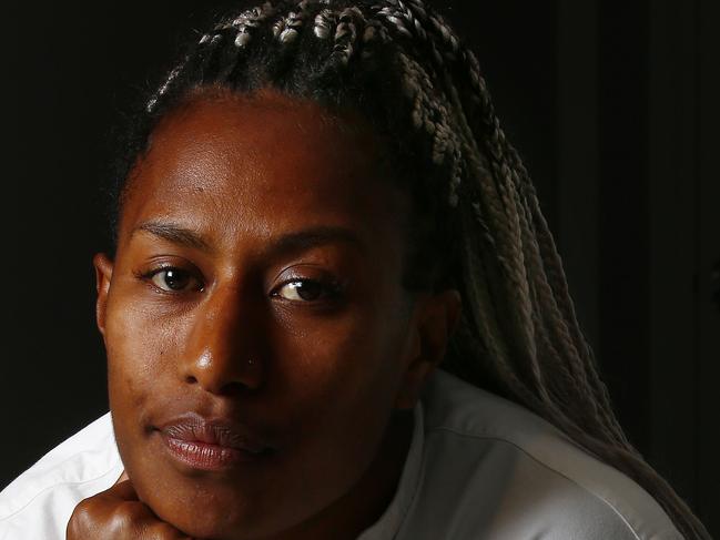 Rugby Sevens Player Ellia Green at her home. Picture: John Appleyard