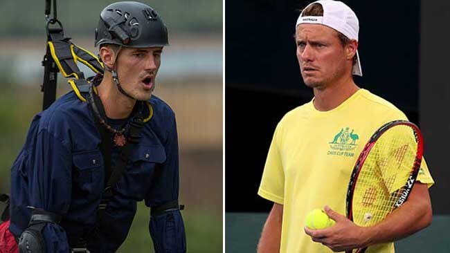 Bernard Tomic’s move to go on I’m a Celebrity... Get Me Out of Here is strange, Lleyton Hewitt says.