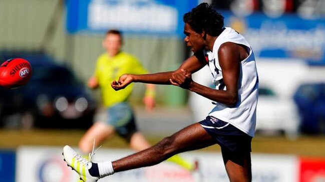 Irving Mosquito playing for Victoria Country in 2016.