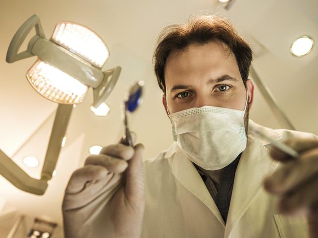 Generic photo of a dentist at work. Dental surgery. Picture: iStock