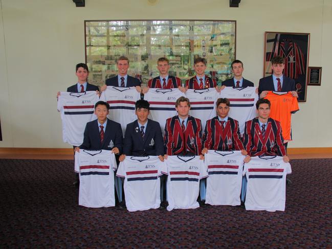 The Southport School (TSS) 2020 First XI Football side. Pic: Supplied.