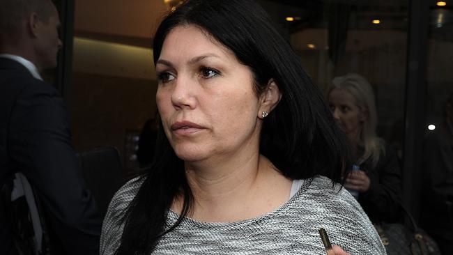 Roberta Williams leaves the court after a ruling on an inquest into Carl’s death. Picture: Ellen Smith