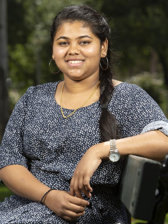 UniSA student Khushi Jadhav.