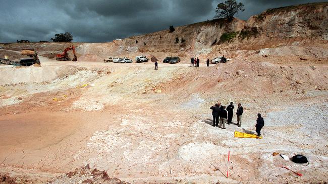 The quarry where the bodies of Ying Holding and Chun Mi Ng were found. File picture